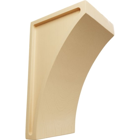 Ekena Millwork 3"W x 3 1/2"D x 6"H Small Lawson Wood Corbel, Maple CORW03X03X06LWMA